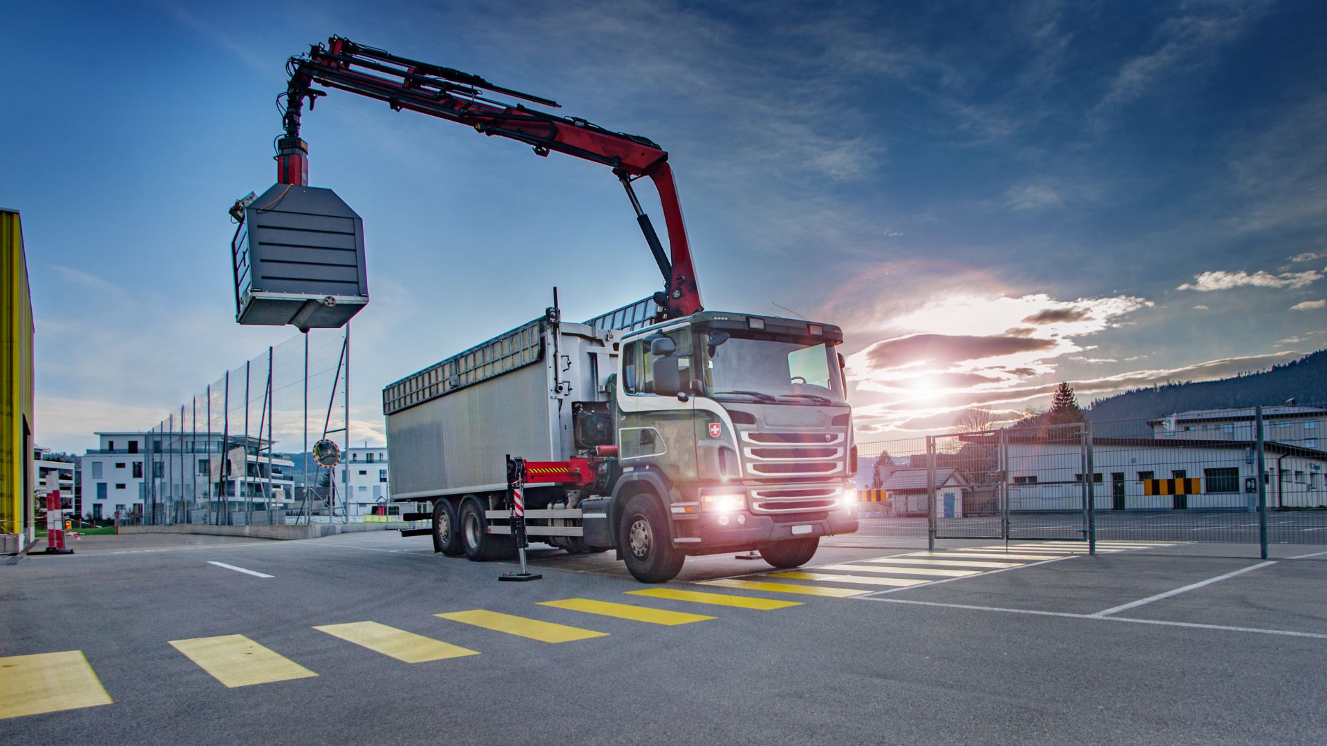 הובלה עם מנוף